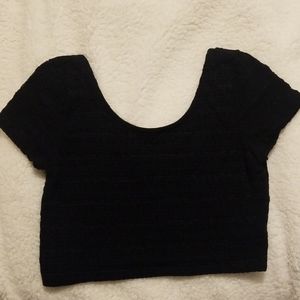 Aeropostale black crop top